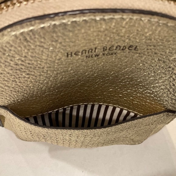 HENRI BENDEL Backpack Metallic Gold LIKE NEW